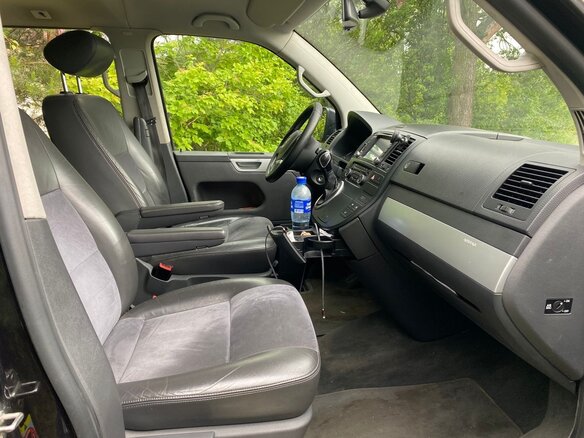 2012 Volkswagen Multivan T5 Рестайлинг, чёрный, 2100000 рублей - вид 13