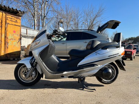 1999 Suzuki Burgman (SkyWave) 400, серебристый, 250000 рублей, вид 3