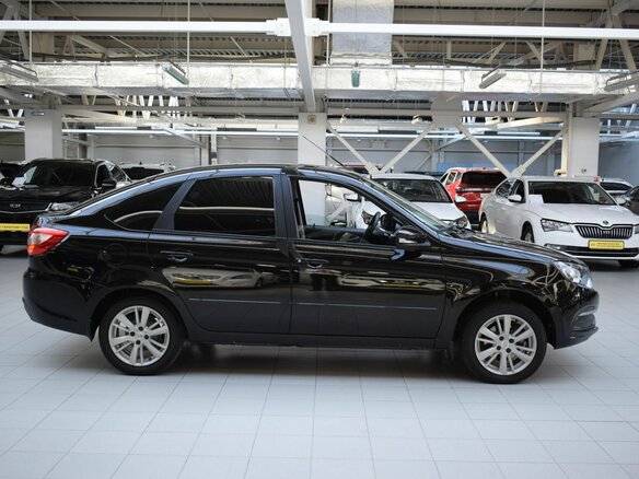 2022 Lada (ВАЗ) Granta I Рестайлинг, чёрный - вид 7
