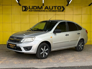 2014 Lada (ВАЗ) Granta I, серебристый, 319000 рублей, вид 1