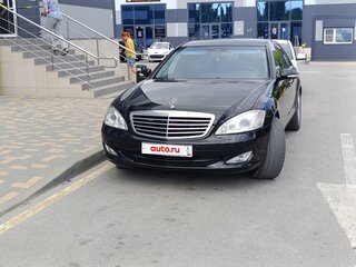 2007 Mercedes-Benz S-Класс 320 V (W221), чёрный, 1600000 рублей, вид 2
