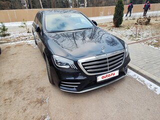 2019 Mercedes-Benz S-Класс 350 d Long VI (W222, C217) Рестайлинг, чёрный, 3900000 рублей, вид 3