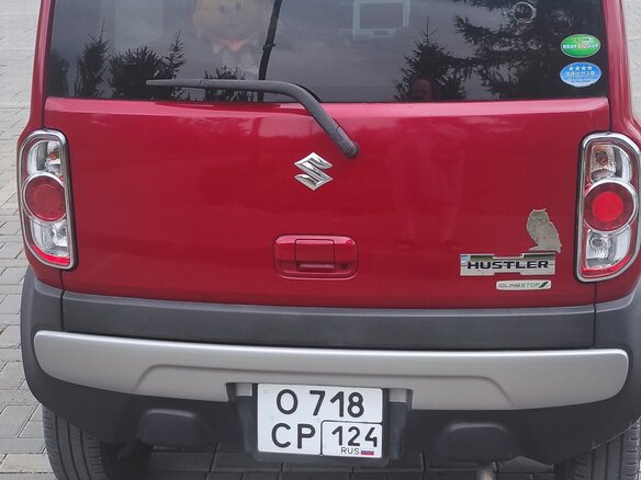 2014 Suzuki Hustler I, красный, 720000 рублей - вид 3