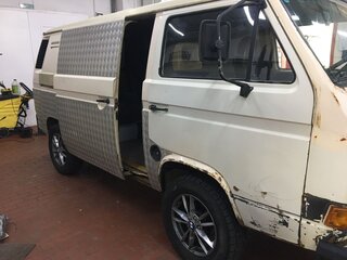 1987 Volkswagen Transporter 5-speed T3, бежевый, 500000 рублей, вид 5