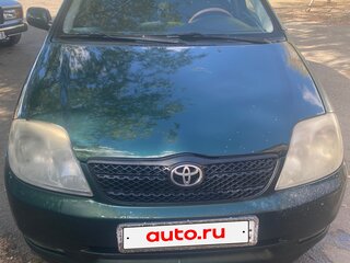2002 Toyota Corolla IX (E120, E130), зелёный, 390000 рублей, вид 1