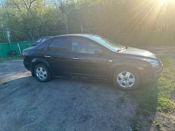 2007 Ford Focus II, чёрный, 580000 рублей - вид 2