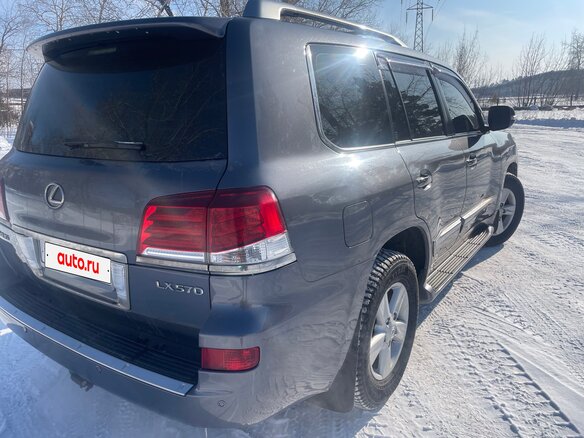 2012 Lexus LX 570 III Рестайлинг, серый, 5150000 рублей - вид 5