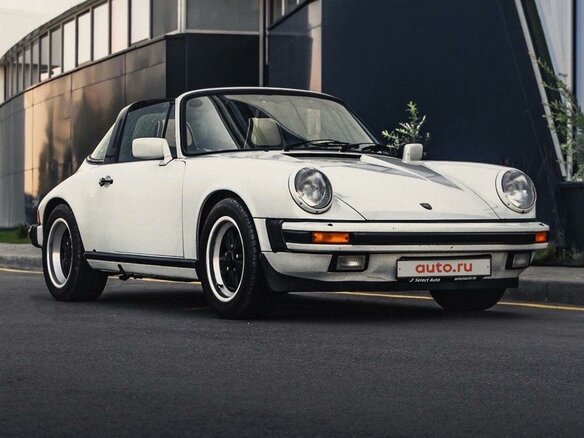 1985 Porsche 911 Carrera II (911, 930), белый - вид 1