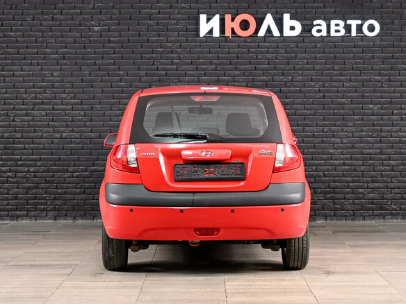 2008 Hyundai Getz I Рестайлинг, красный - вид 2