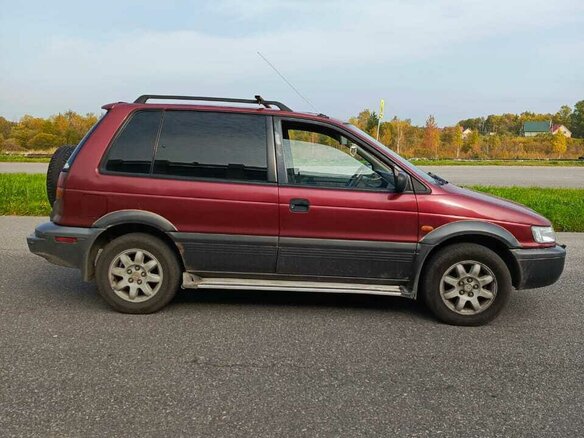 1994 Mitsubishi RVR I, красный, 230000 рублей - вид 7