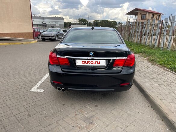 2009 BMW 7 серии 730d V (F01/F02/F04), чёрный, 1404777 рублей - вид 3