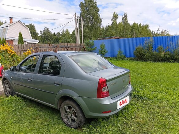 2012 Renault Logan I Рестайлинг, синий, 365000 рублей - вид 7