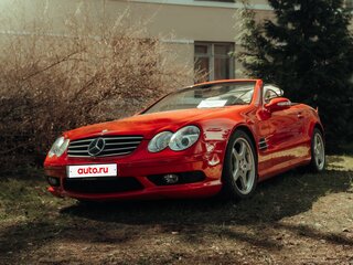 2003 Mercedes-Benz SL-Класс 350 V (R230), красный, 2550000 рублей, вид 2