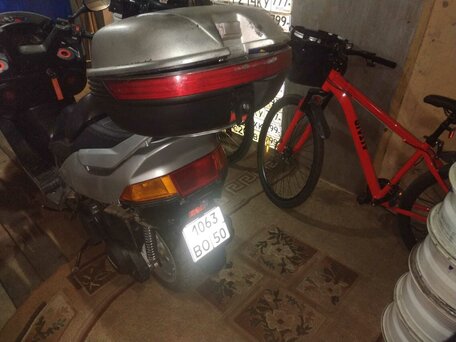 1998 Yamaha Majesty 250, серебристый, 140000 рублей, вид 4