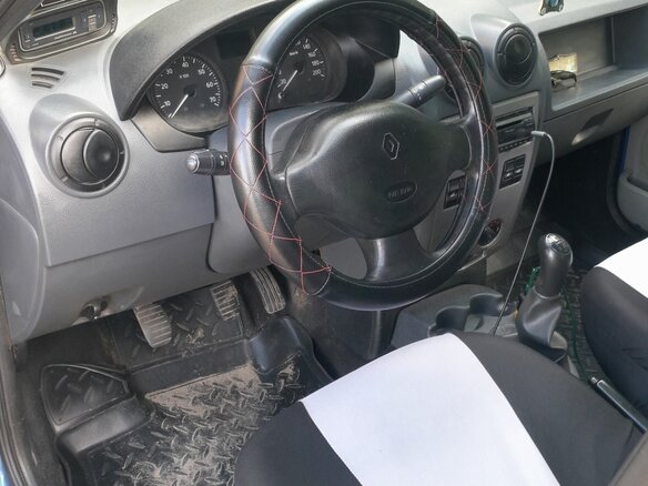 2009 Renault Logan I, синий, 360000 рублей - вид 5