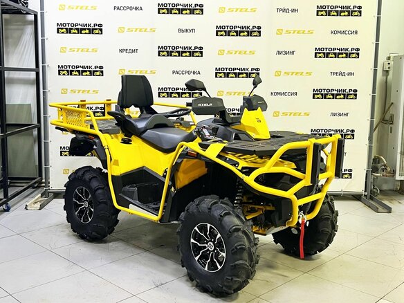 2026 Stels ATV-800 Guepard Cargo, жёлтый - вид 6