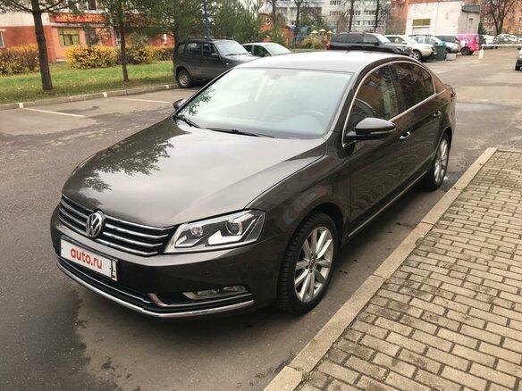 2012 Volkswagen Passat B7, коричневый, 1350000 рублей