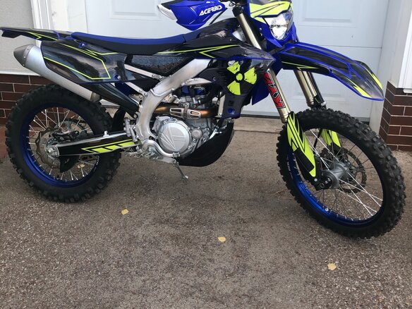 2022 Yamaha WR450F, синий, 950000 рублей