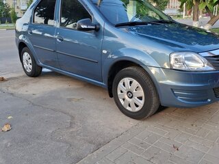 2011 Renault Logan I Рестайлинг, синий, 655000 рублей, вид 1
