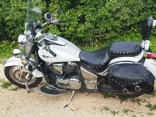 2009 Kawasaki VN900 Vulcan, белый, 750000 рублей, вид 1