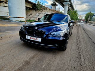 2008 BMW 5 серии 525i V (E60/E61) Рестайлинг, синий, 1350000 рублей, вид 5