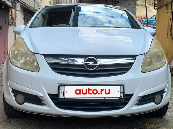 2008 Opel Corsa D, белый, 300000 рублей - вид 1