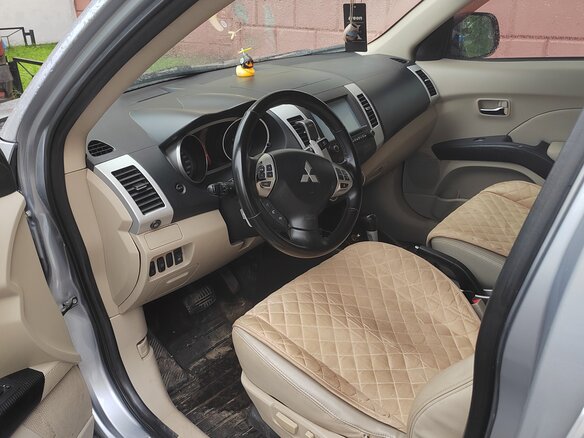 2007 Mitsubishi Outlander II, серебристый, 1320000 рублей - вид 6