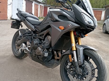 2014 Yamaha MT-09 Tracer (FJ-09), серый, 670000 рублей, вид 1