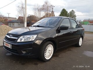 2014 Lada (ВАЗ) Granta I, чёрный, 538000 рублей, вид 1