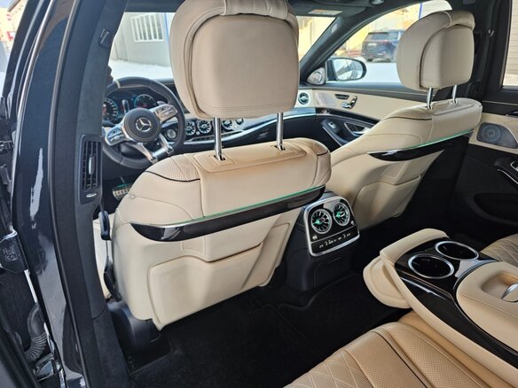 2019 Mercedes-Benz S-Класс 400 d Long VI (W222, C217) Рестайлинг, серый, 9800000 рублей - вид 7