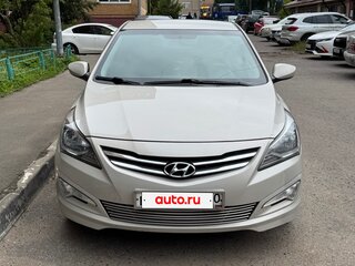 2015 Hyundai Solaris I Рестайлинг, бежевый, 1090000 рублей, вид 2