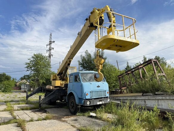 1990 МАЗ Автокраны, голубой, 750000 рублей - вид 5