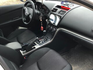 2012 Mazda 6 II (GH) Рестайлинг, белый, 900000 рублей, вид 4