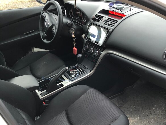 2012 Mazda 6 II (GH) Рестайлинг, белый, 900000 рублей - вид 3