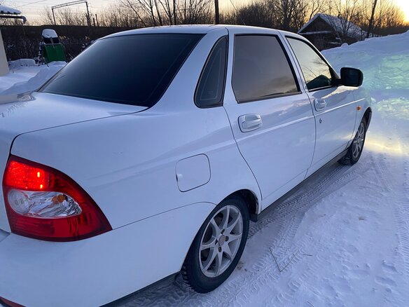 2014 Lada (ВАЗ) Priora I Рестайлинг, белый, 770000 рублей - вид 6