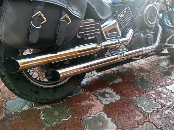 2005 Yamaha XVS1100, чёрный, 525000 рублей - вид 8
