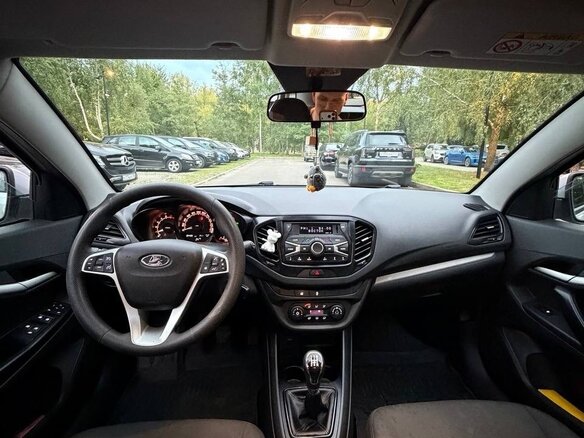 2020 Lada (ВАЗ) Vesta SW I, серый, 830000 рублей - вид 9