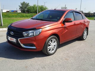 2016 Lada (ВАЗ) Vesta I, красный, 950000 рублей, вид 1