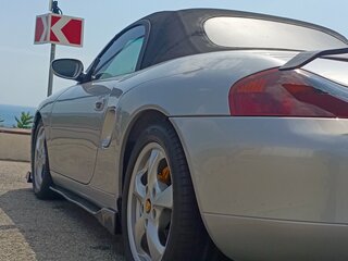 2001 Porsche Boxster I (986), серебристый, 1950000 рублей, вид 3