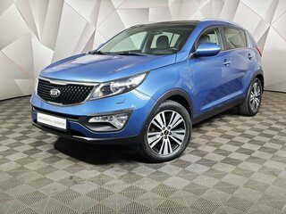 2014 Kia Sportage III Рестайлинг, синий, 1597000 рублей, вид 1