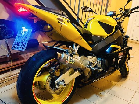 2002 Honda CBR 954RR Fireblade, жёлтый, 530000 рублей, вид 2