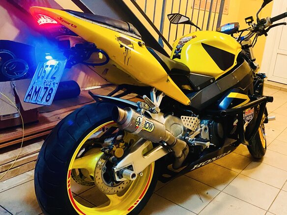2002 Honda CBR 954RR Fireblade, жёлтый, 530000 рублей - вид 1