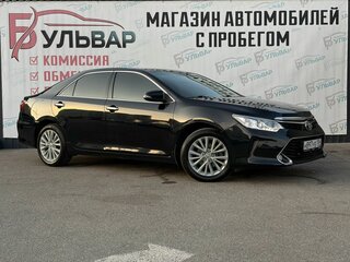 2017 Toyota Camry VII (XV50) Рестайлинг, чёрный, 2099000 рублей, вид 1