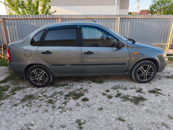 2009 Lada (ВАЗ) Kalina I, серый, 345000 рублей - вид 1