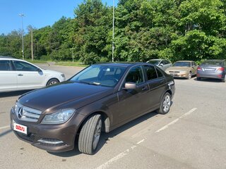 2012 Mercedes-Benz C-Класс 180 III (W204) Рестайлинг, коричневый, 1600000 рублей, вид 2