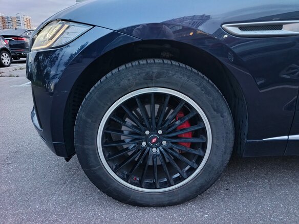 2018 Jaguar F-Pace I, синий - вид 18