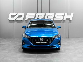 2020 Hyundai Solaris II Рестайлинг, синий, 1325000 рублей, вид 3