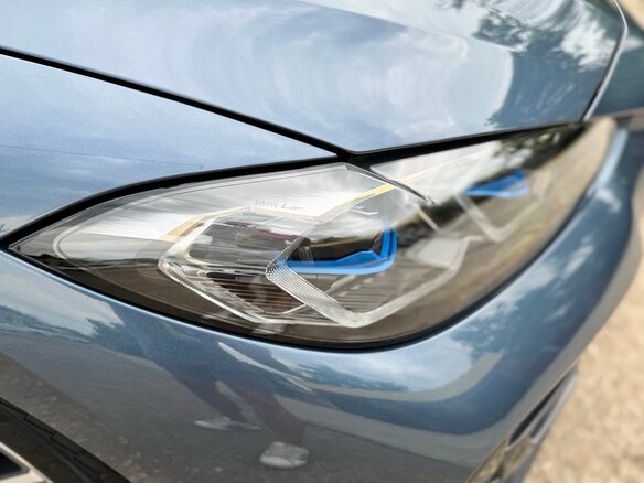 2021 BMW 4 серии 430i xDrive G22, G23, G26, синий - вид 7