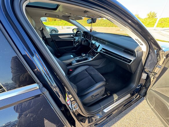 2019 Audi A6 40 TDI V (C8), синий, 3600000 рублей - вид 12