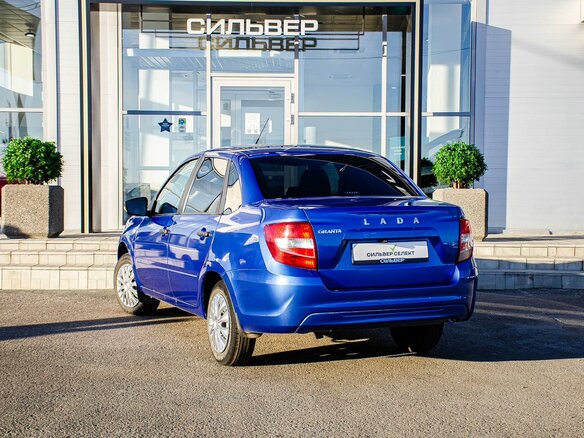 2020 Lada (ВАЗ) Granta I Рестайлинг, синий, 630000 рублей - вид 5